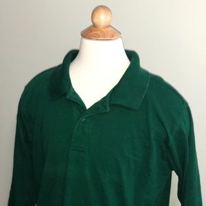 **CLOSEOUT** Boys Long Sleeve Polo, size 14/16